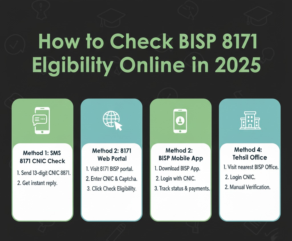 How to Check BISP 8171 Eligibility Online in 2025