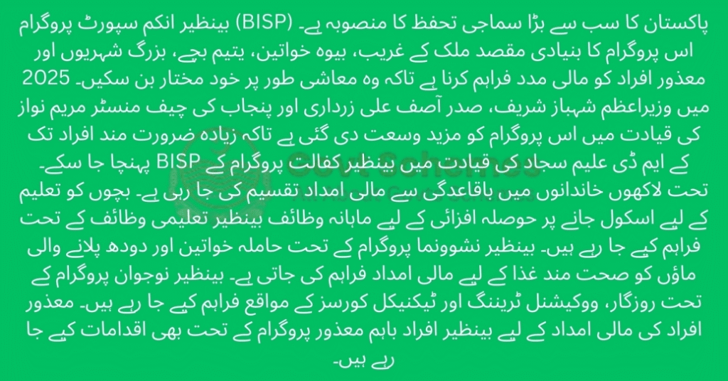 BISP registration check by CNIC Full guide