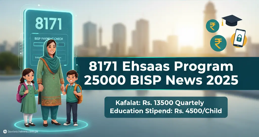 8171 Ehsaas Program 25000 BISP News 2025 – Latest Update 8171 Ehsaas Program 25000 BISP News