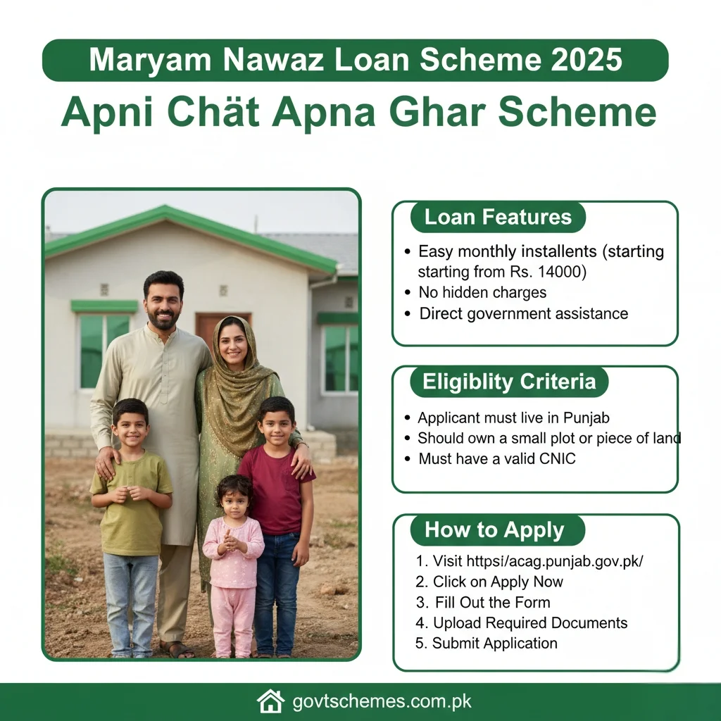 Types of Loans under the Maryam Nawaz Loan Scheme 2025