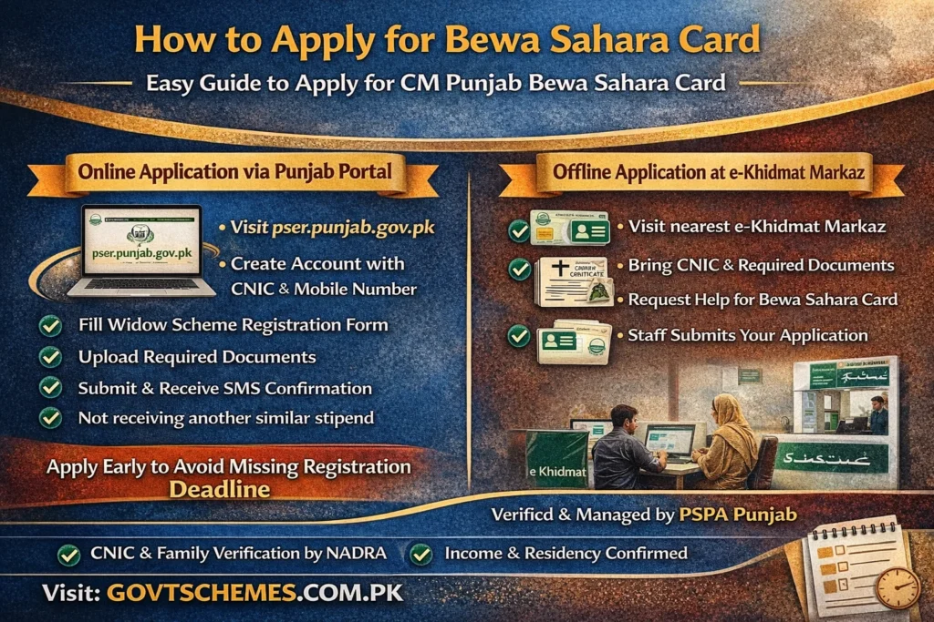 How to apply for Bewa Sahara Card
