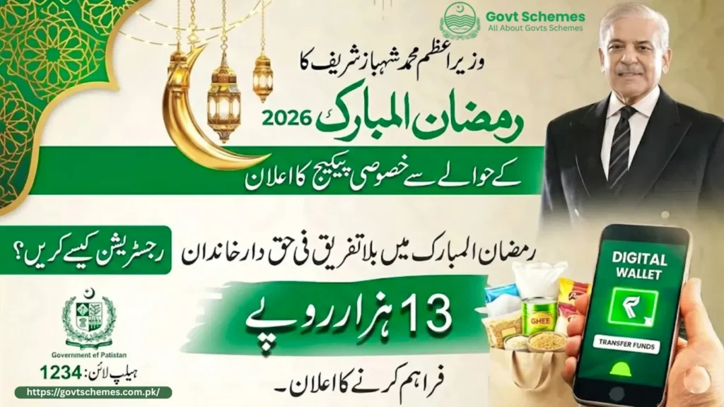 Prime minister ramzan relief 2026