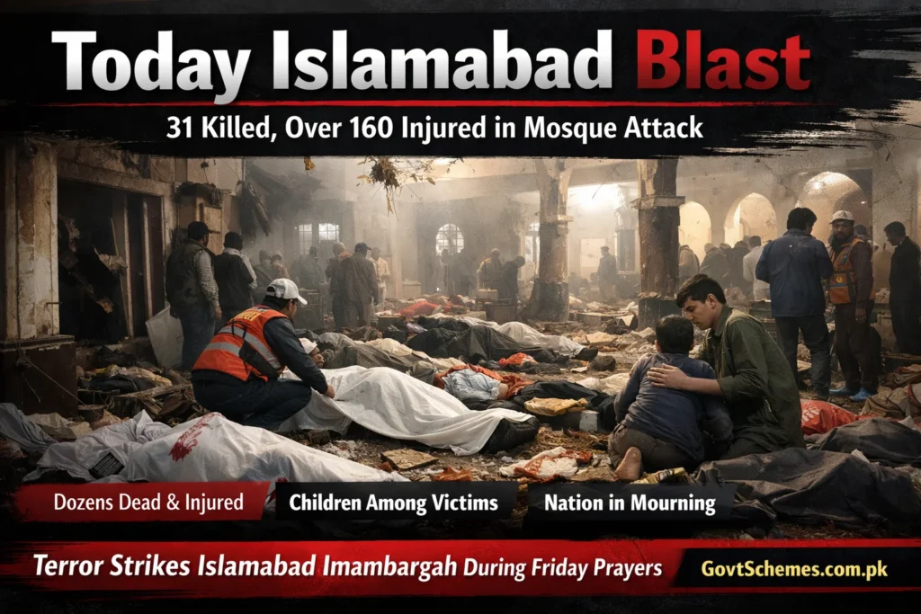 Today Islamabad Blast